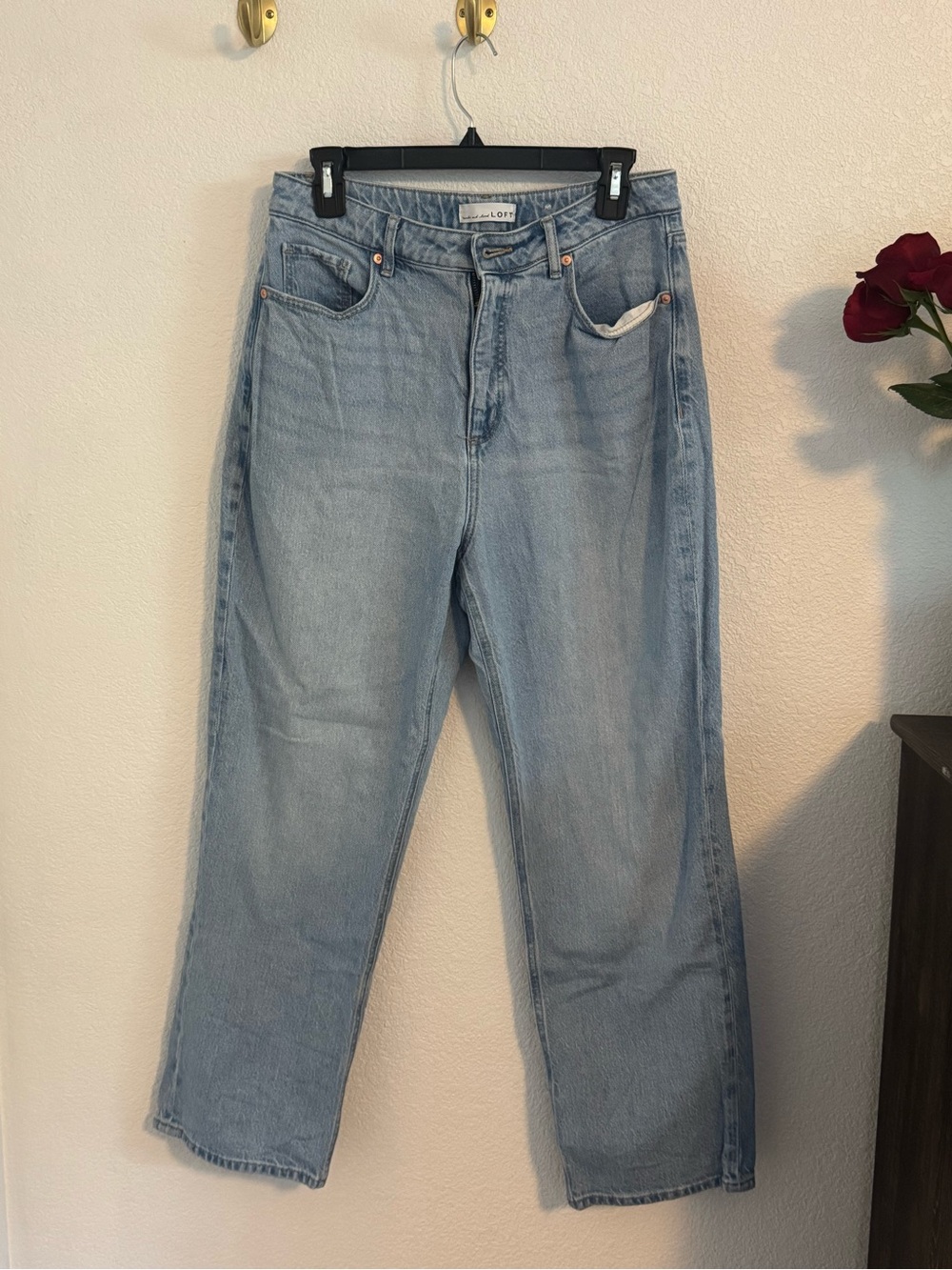 LOFT Light Blue Straight Leg Jeans